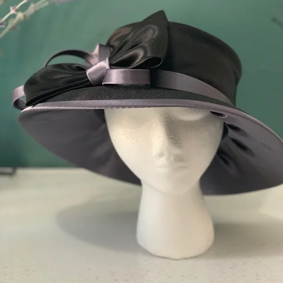 August Hats | Accessories | Wide Brimmed Church Derby Hat By  display picture 3